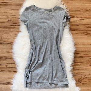 Comfy Gray T-Shirt Dress